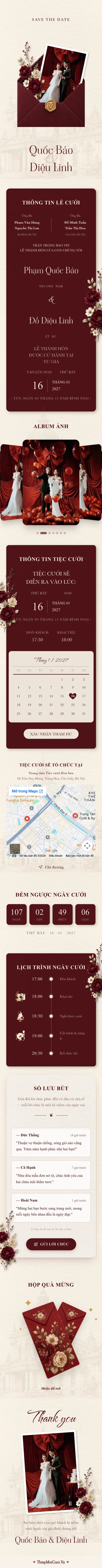 Preview mẫu thiệp Mẫu Đơn